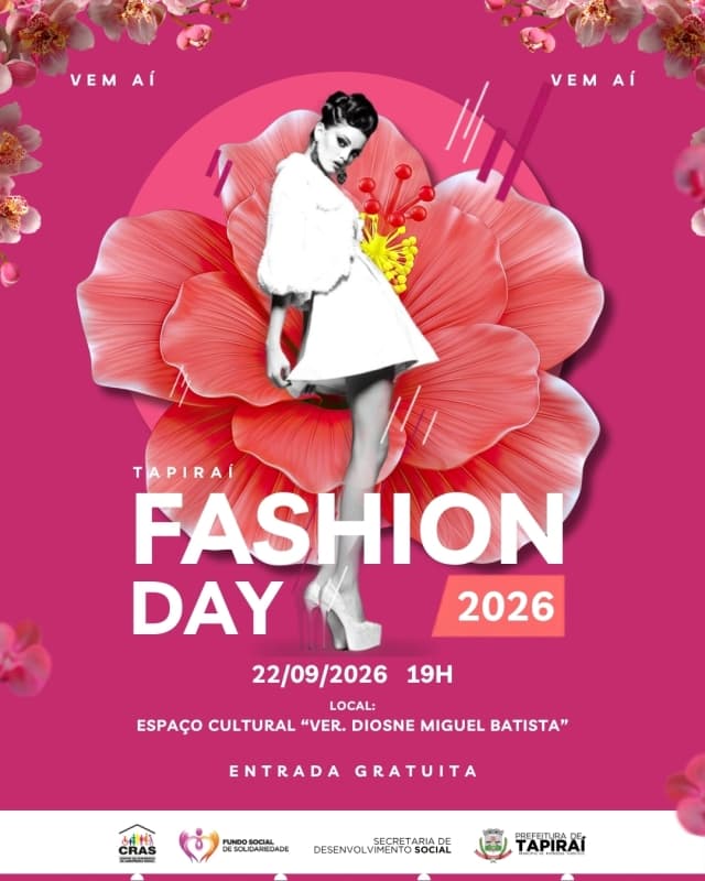 Desfile com criações do CRAS e show de prêmios ocorrem dia 22 no Espaço Cultural
